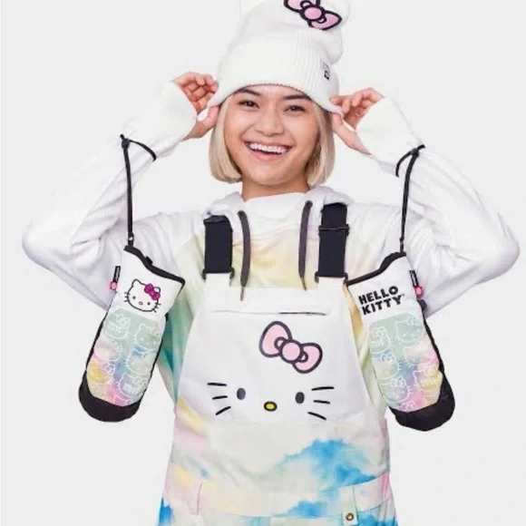 686 X Hello Kitty Women's snow bib - Picture 2 of 7